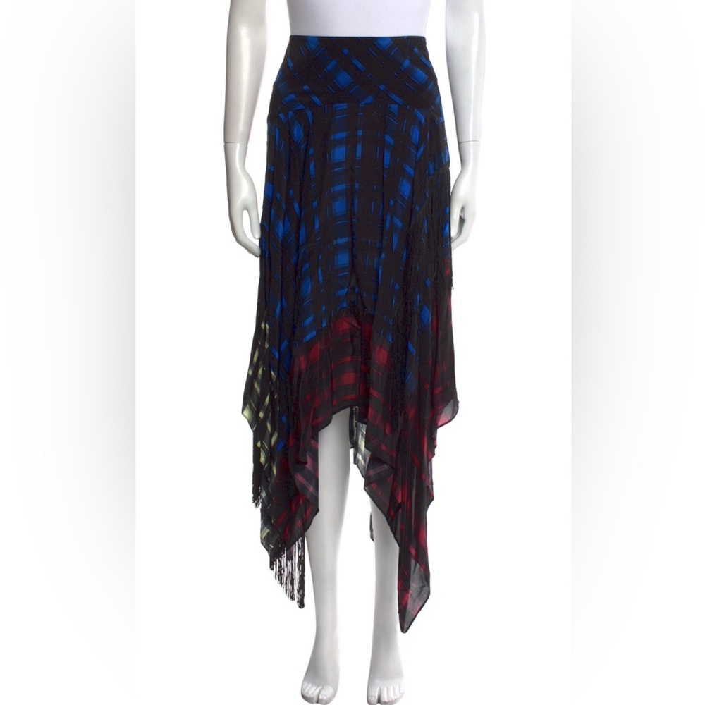 Preen asymmetric skirt